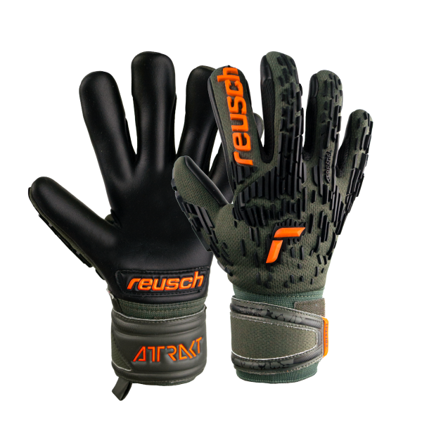 Reusch Attrakt Freegel Silver Finger Support Junior 5372030 5555 grey 1